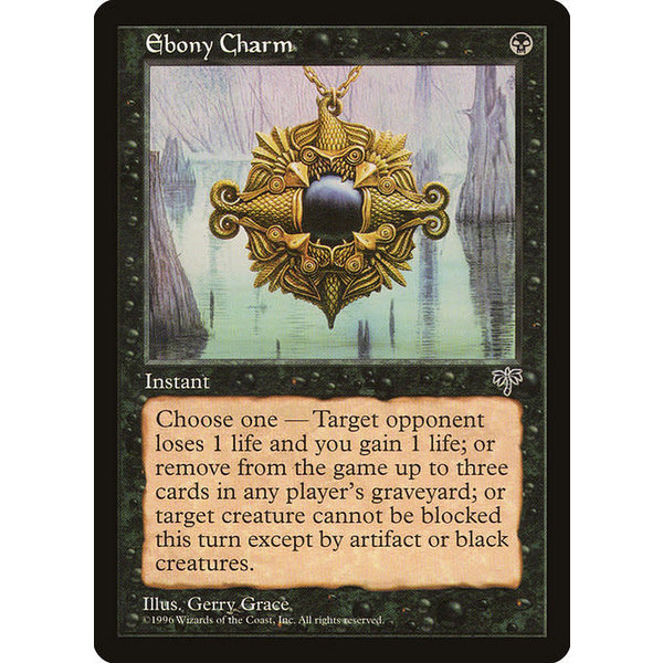 Magic: The Gathering Ebony Charm (120) Moderately Played