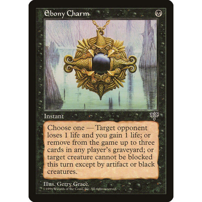 Magic: The Gathering Ebony Charm (120) Moderately Played