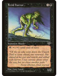 Magic: The Gathering Fetid Horror (123) Lightly Played