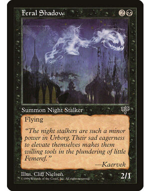 Magic: The Gathering Feral Shadow (122) Moderately Played