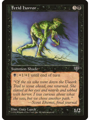 Magic: The Gathering Fetid Horror (123) Moderately Played