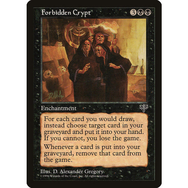 Magic: The Gathering Forbidden Crypt (124) Heavily Played