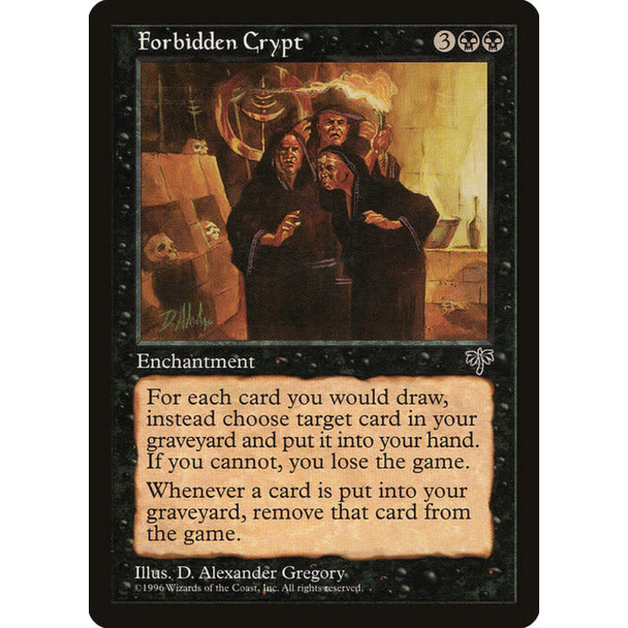 Magic: The Gathering Forbidden Crypt (124) Moderately Played