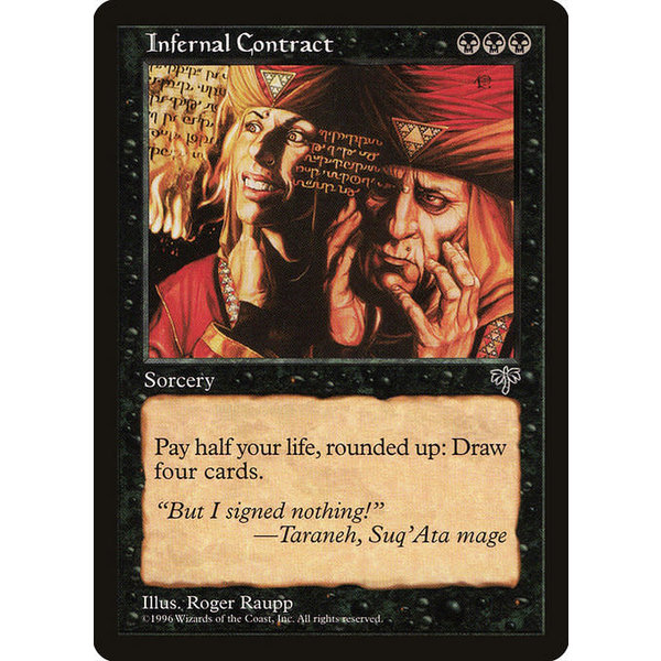 Magic: The Gathering Infernal Contract (129) Lightly Played