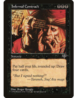 Magic: The Gathering Infernal Contract (129) Moderately Played
