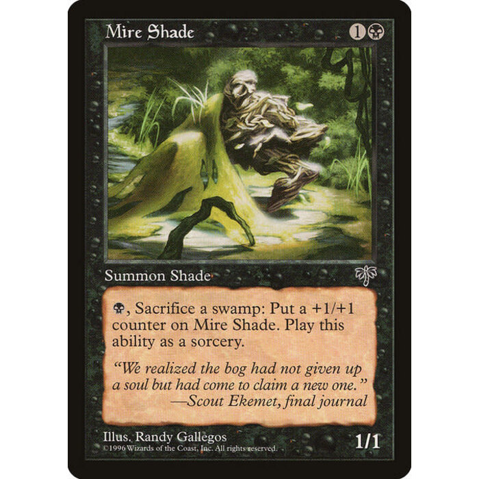 Magic: The Gathering Mire Shade (131) Lightly Played