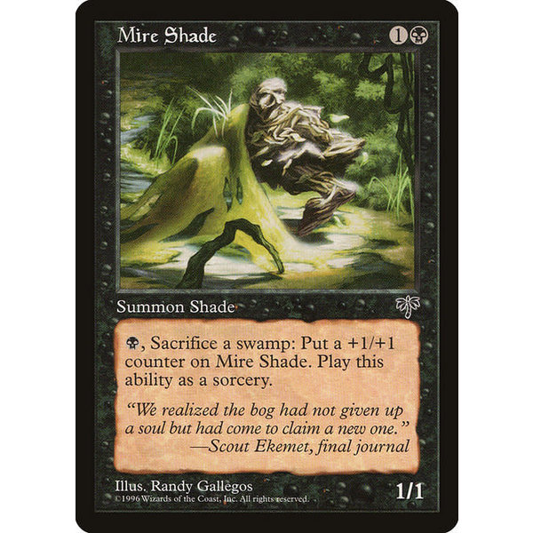 Magic: The Gathering Mire Shade (131) Heavily Played