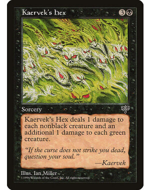 Magic: The Gathering Kaervek's Hex (130) Lightly Played
