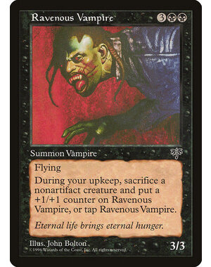 Magic: The Gathering Ravenous Vampire (136) Moderately Played