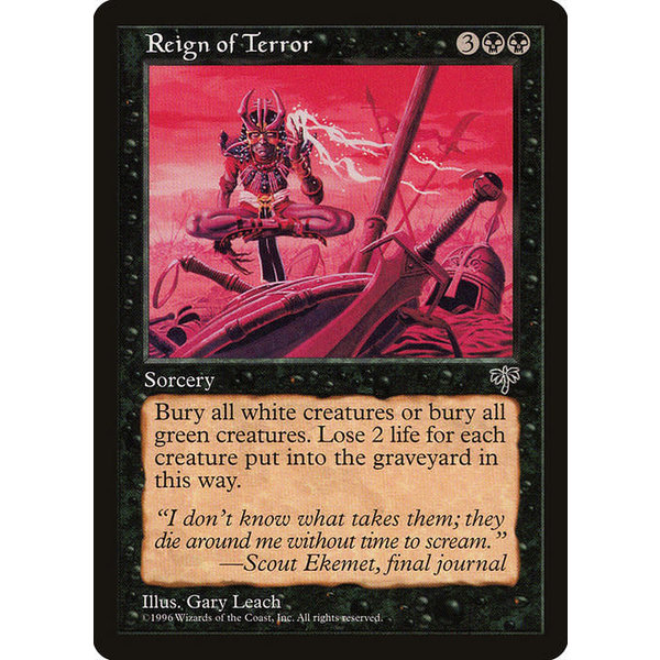 Magic: The Gathering Reign of Terror (137) Moderately Played