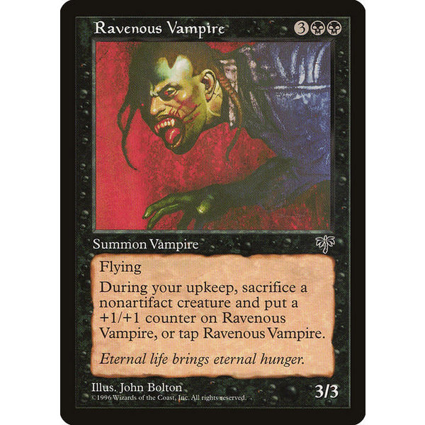 Magic: The Gathering Ravenous Vampire (136) Lightly Played
