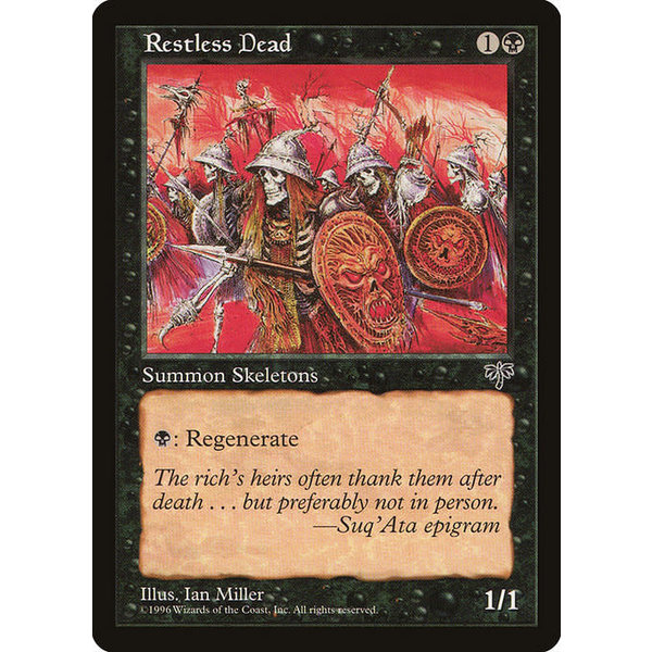 Magic: The Gathering Restless Dead (138) Lightly Played
