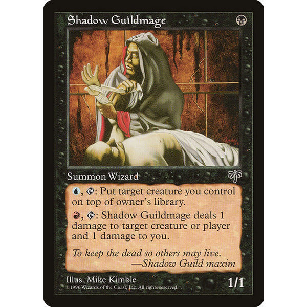 Magic: The Gathering Shadow Guildmage (140) Heavily Played