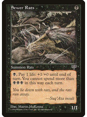 Magic: The Gathering Sewer Rats (139) Heavily Played