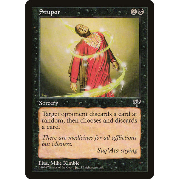 Magic: The Gathering Stupor (147) Moderately Played