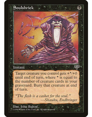 Magic: The Gathering Soulshriek (145) Moderately Played