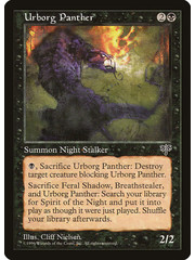 Magic: The Gathering Urborg Panther (150) Lightly Played