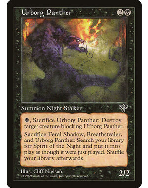 Magic: The Gathering Urborg Panther (150) Lightly Played