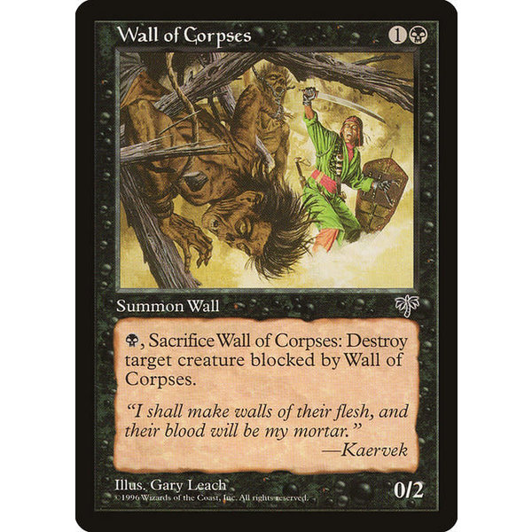 Magic: The Gathering Wall of Corpses (151) Heavily Played