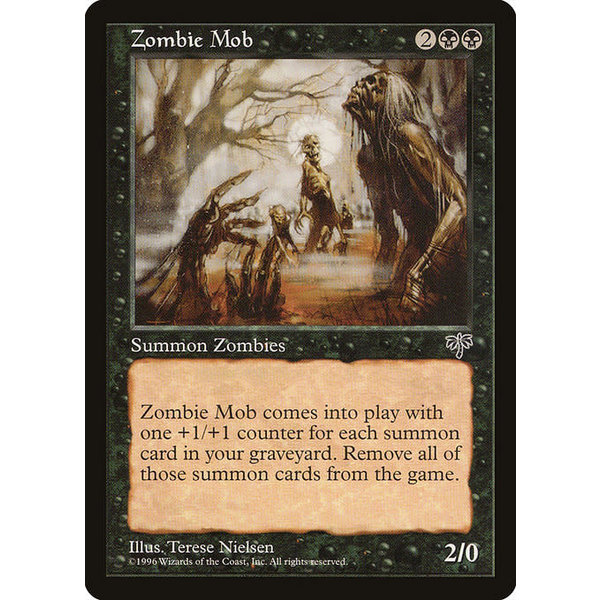 Magic: The Gathering Zombie Mob (153) Lightly Played