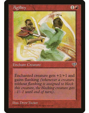 Magic: The Gathering Agility (154) Heavily Played