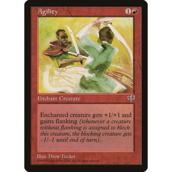 Magic: The Gathering Agility (154) Heavily Played