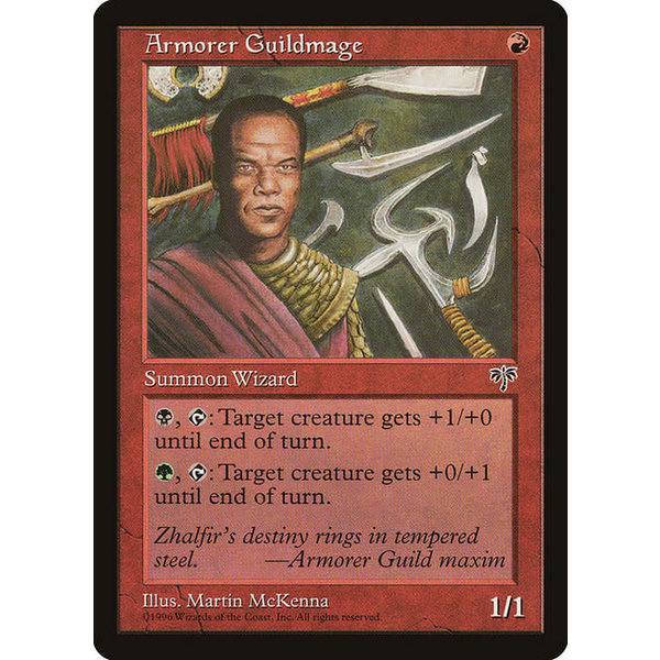 Magic: The Gathering Armorer Guildmage (156) Moderately Played