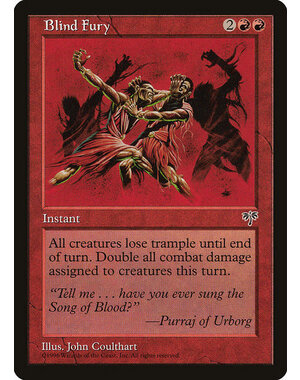 Magic: The Gathering Blind Fury (158) Heavily Played
