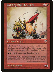 Magic: The Gathering Burning Shield Askari (162) Heavily Played
