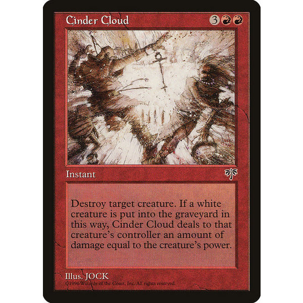Magic: The Gathering Cinder Cloud (165) Moderately Played
