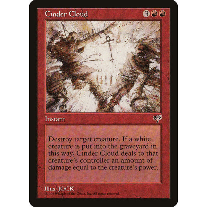 Magic: The Gathering Cinder Cloud (165) Moderately Played