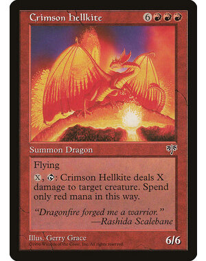Magic: The Gathering Crimson Hellkite (167) Heavily Played