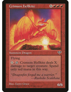 Magic: The Gathering Crimson Hellkite (167) Lightly Played
