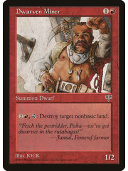 Magic: The Gathering Dwarven Miner (169) Heavily Played