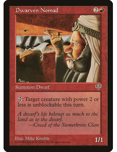 Magic: The Gathering Dwarven Nomad (170) Lightly Played