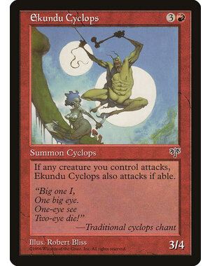Magic: The Gathering Ekundu Cyclops (171) Heavily Played