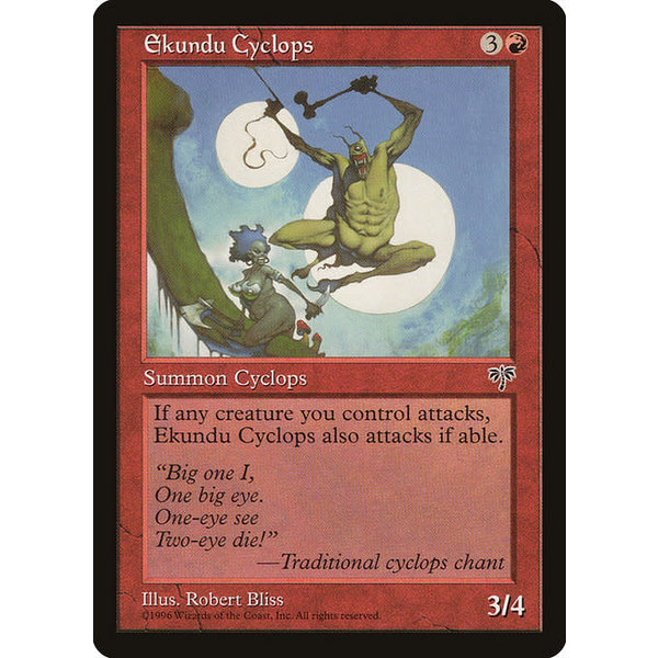 Magic: The Gathering Ekundu Cyclops (171) Moderately Played