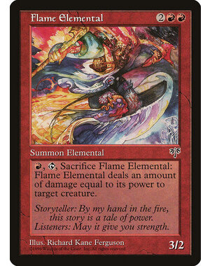 Magic: The Gathering Flame Elemental (175) Heavily Played