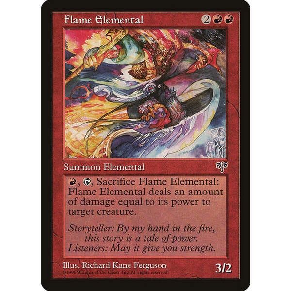 Magic: The Gathering Flame Elemental (175) Lightly Played