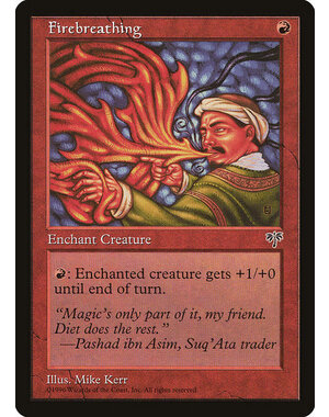 Magic: The Gathering Firebreathing (174) Heavily Played