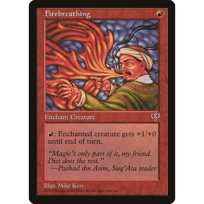 Magic: The Gathering Firebreathing (174) Lightly Played