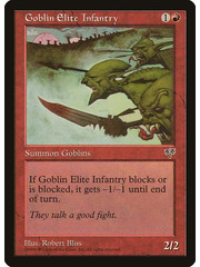 Magic: The Gathering Goblin Elite Infantry (177) Lightly Played