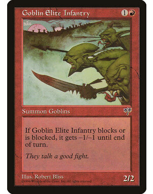 Magic: The Gathering Goblin Elite Infantry (177) Lightly Played