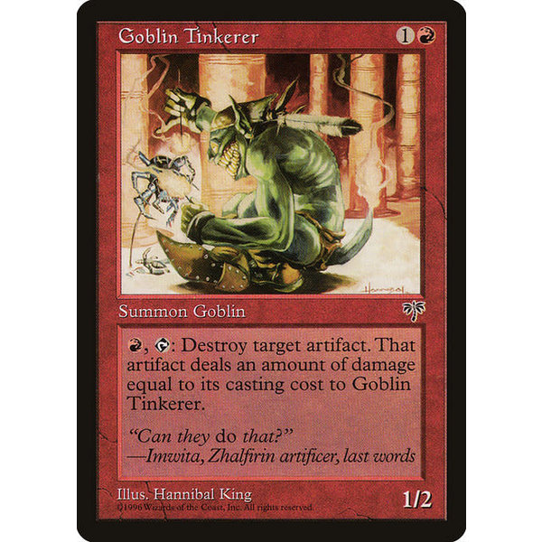 Magic: The Gathering Goblin Tinkerer (180) Lightly Played