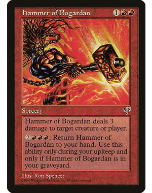 Magic: The Gathering Hammer of Bogardan (181) Heavily Played