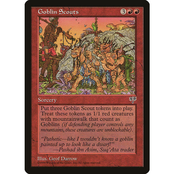 Magic: The Gathering Goblin Scouts (178) Moderately Played
