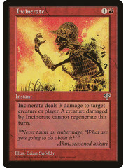 Magic: The Gathering Incinerate (184) Moderately Played