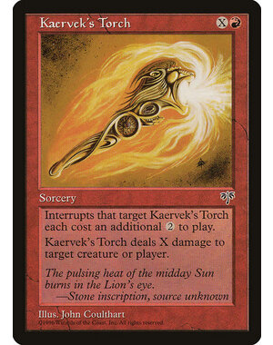 Magic: The Gathering Kaervek's Torch (185) Moderately Played