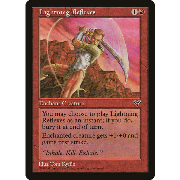 Magic: The Gathering Lightning Reflexes (186) Lightly Played