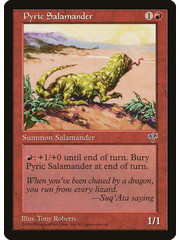 Magic: The Gathering Pyric Salamander (187) Moderately Played